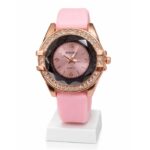 WENLONG Stylish Analog Watch for Women | Pink Strap | Quartz Movement