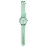 U&I Women’s Analog Wrist Watch with Mint Green Silicone Strap