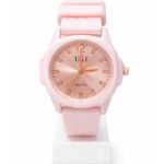 U&I Pink Stylish Analog Watch for Women  | Soft Silicone Strap | Quartz Movement